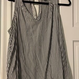 Lightweight Old Navy Striped Tank- Blue & White Large